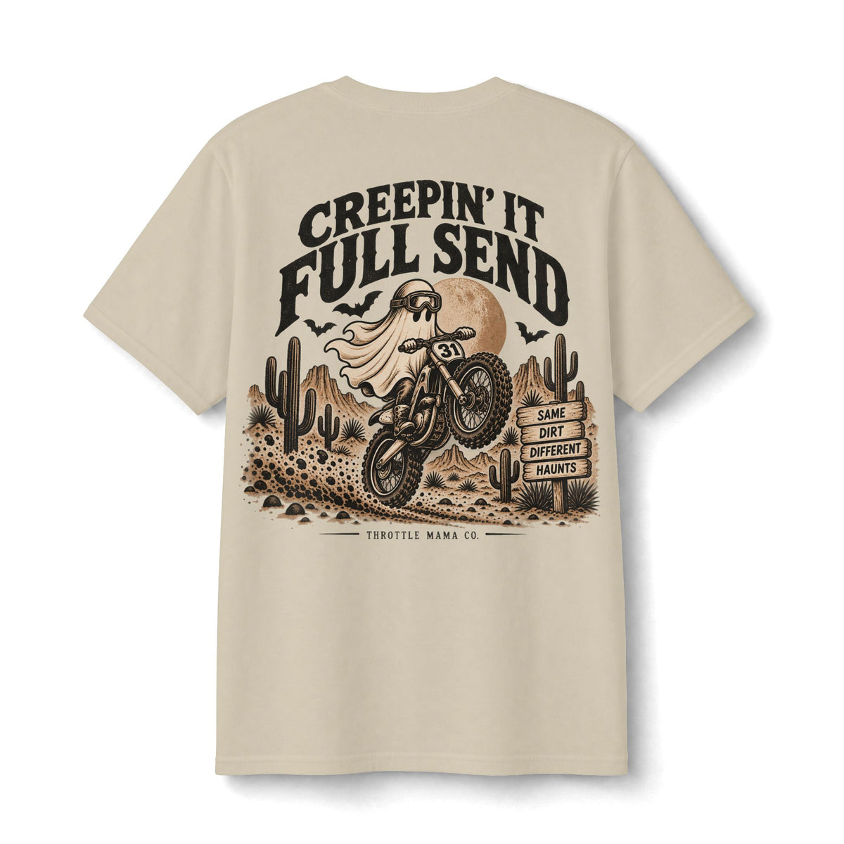 Creepin’ It Full Send Tee | Throttle Kids | Youth Halloween Dirt Bike Shirt