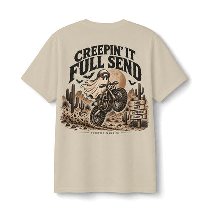 Creepin’ It Full Send Tee | Throttle Kids | Youth Halloween Dirt Bike Shirt