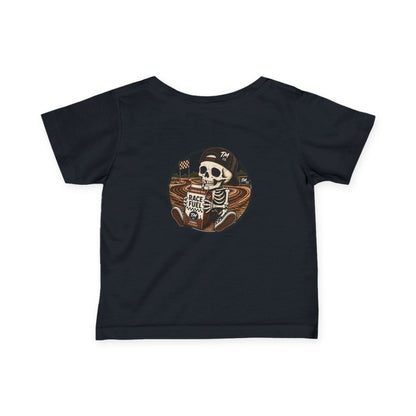 Race Fuel Skull Dirt Bike Shirt | Chocolate Milk Skull Moto Tee | Throttle Mini's Motocross Shirt