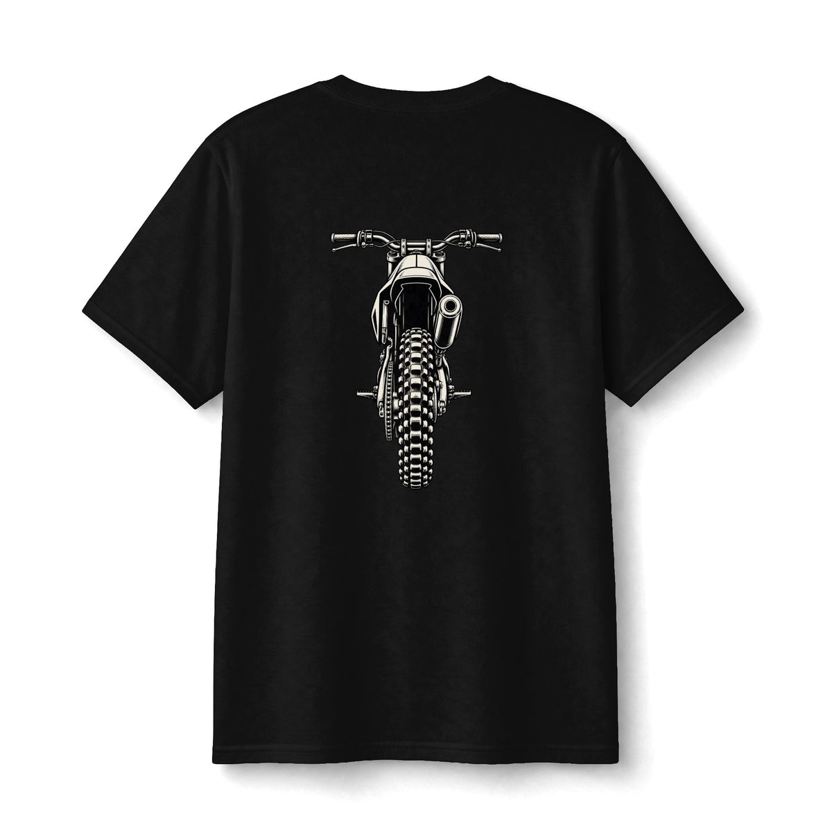 Front & Back Dirt Bike Tee | Throttle Kids Youth Motocross Shirt | Kids Moto Tee