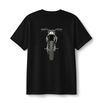 Front & Back Dirt Bike Tee | Throttle Kids Youth Motocross Shirt | Kids Moto Tee