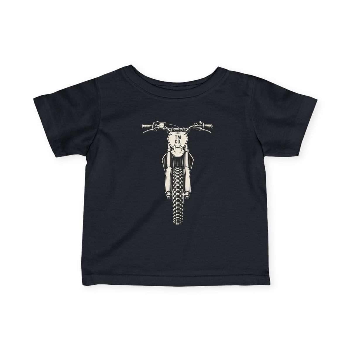 Front & Back Dirt Bike Tee | Throttle Minis Motocross Shirt | Infant Moto Tee