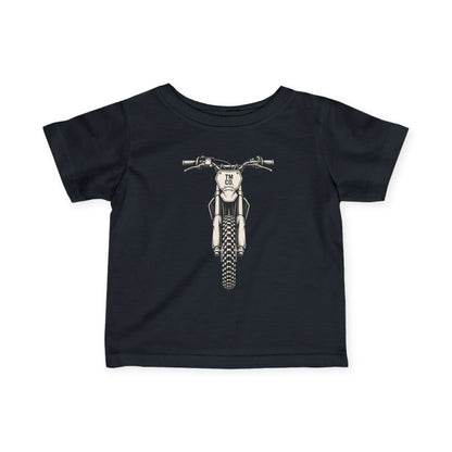 Front & Back Dirt Bike Tee | Throttle Minis Motocross Shirt | Infant Moto Tee
