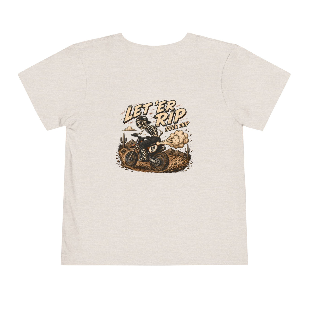 Let ’Er Rip, Tater Chip Tee | Throttle Tots Toddler Motocross Shirt | Toddler Moto Tee