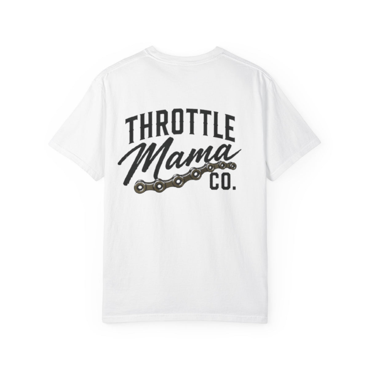 Throttle Mama + Daddy Desert Chain Tee | Vintage Moto Graphic Shirt | Dirt Bike Parent Tee