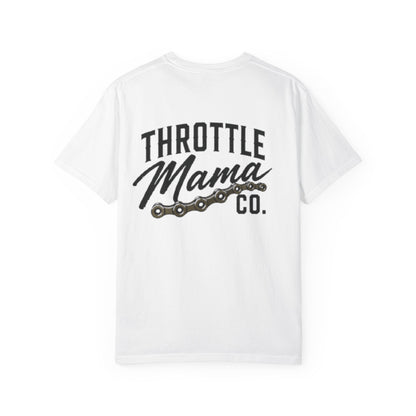 Throttle Mama + Daddy Desert Chain Tee | Vintage Moto Graphic Shirt | Dirt Bike Parent Tee