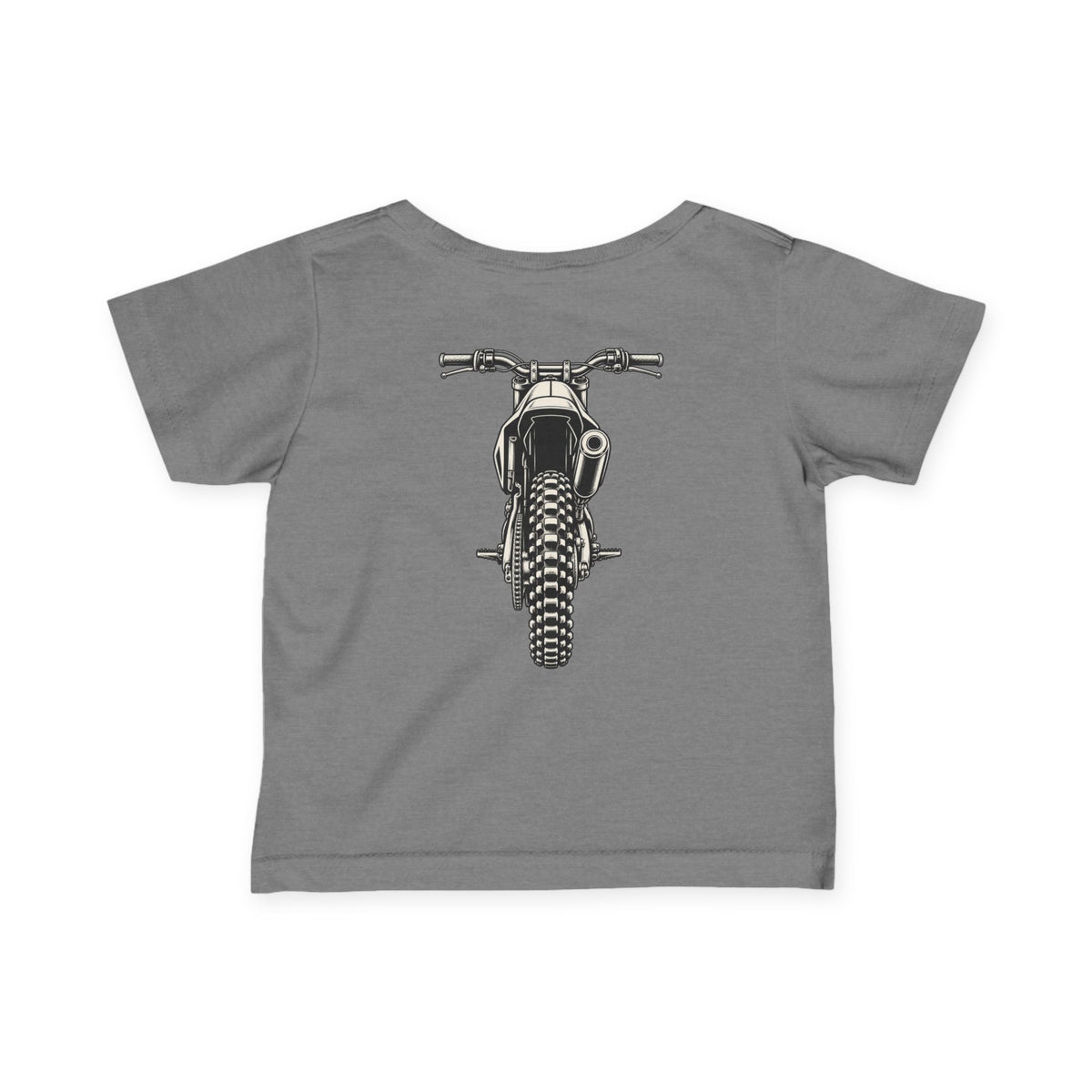 Front & Back Dirt Bike Tee | Throttle Minis Motocross Shirt | Infant Moto Tee