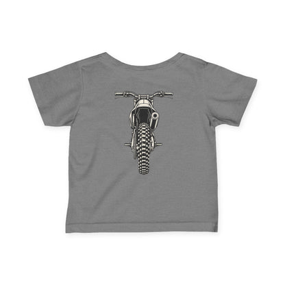 Front & Back Dirt Bike Tee | Throttle Minis Motocross Shirt | Infant Moto Tee