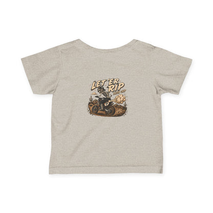 Let ’Er Rip, Tater Chip Tee | Throttle Minis Infant Motocross Shirt | Baby Moto Tee