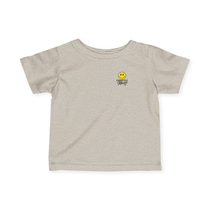Throttle Minis Meltdown Tee | Infant Dirt Bike Shirt | Skull Smiley Moto Graphic Tee