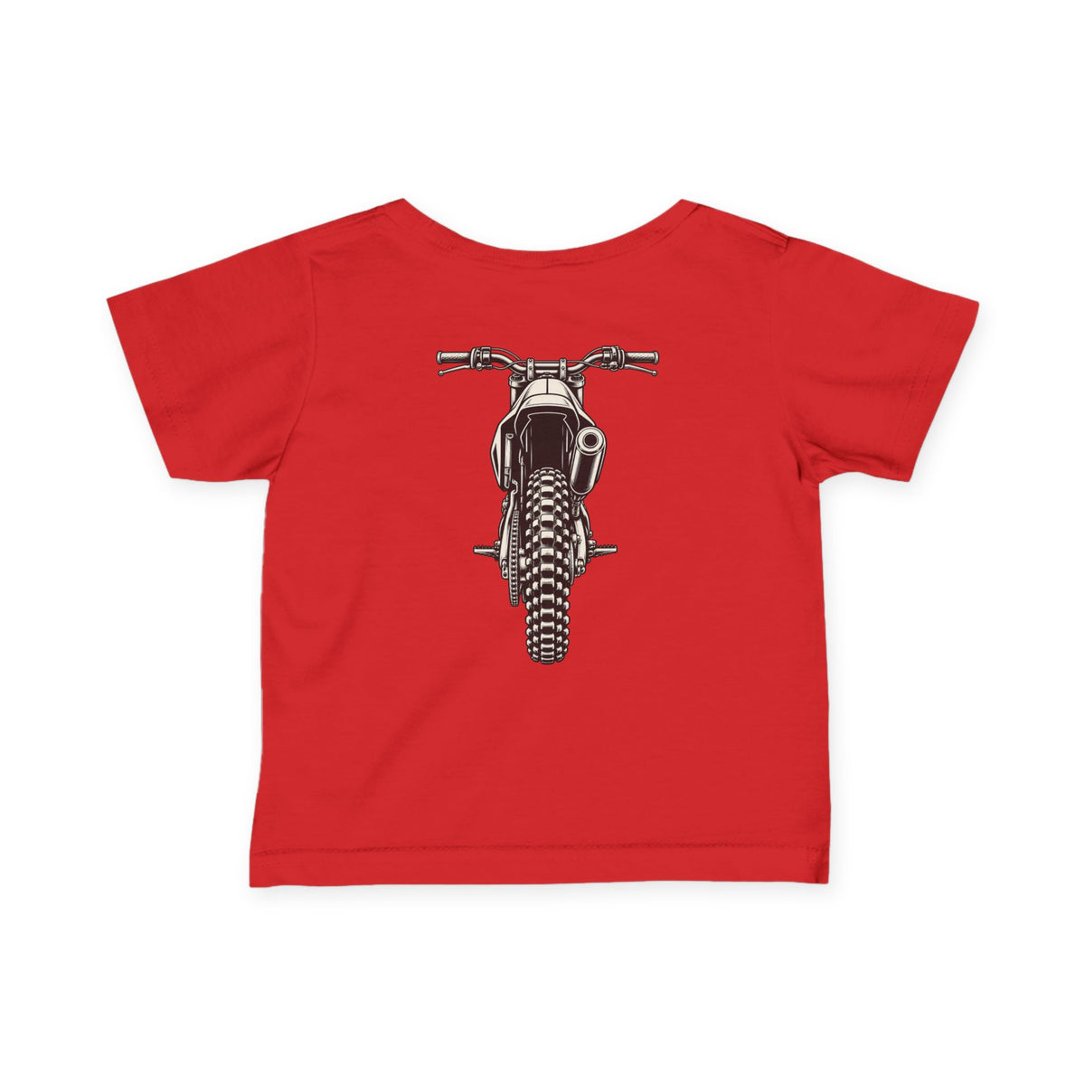 Front & Back Dirt Bike Tee | Throttle Minis Motocross Shirt | Infant Moto Tee