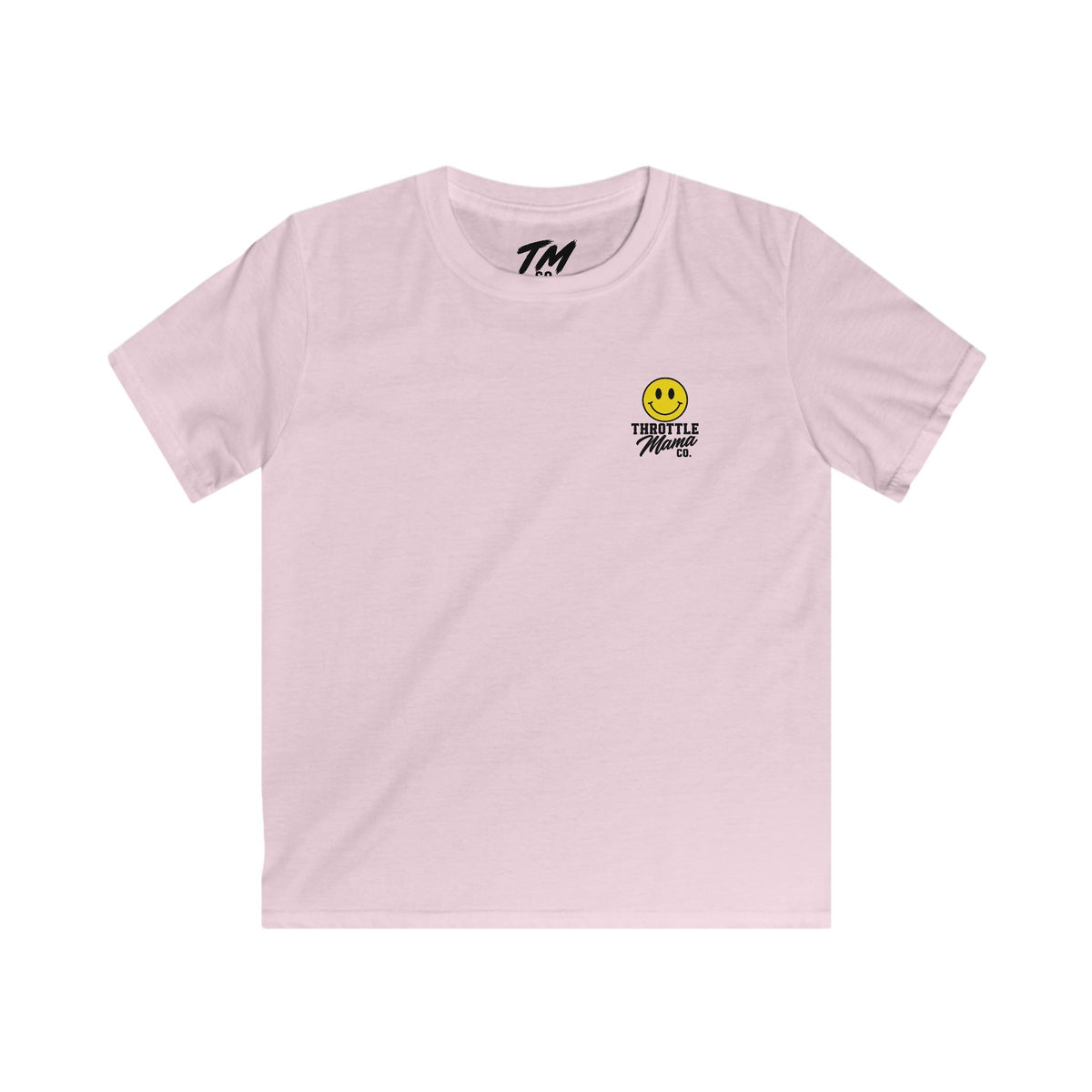 Throttle Kids Meltdown Tee | Youth Dirt Bike Shirt | Skull Smiley Moto Graphic Tee