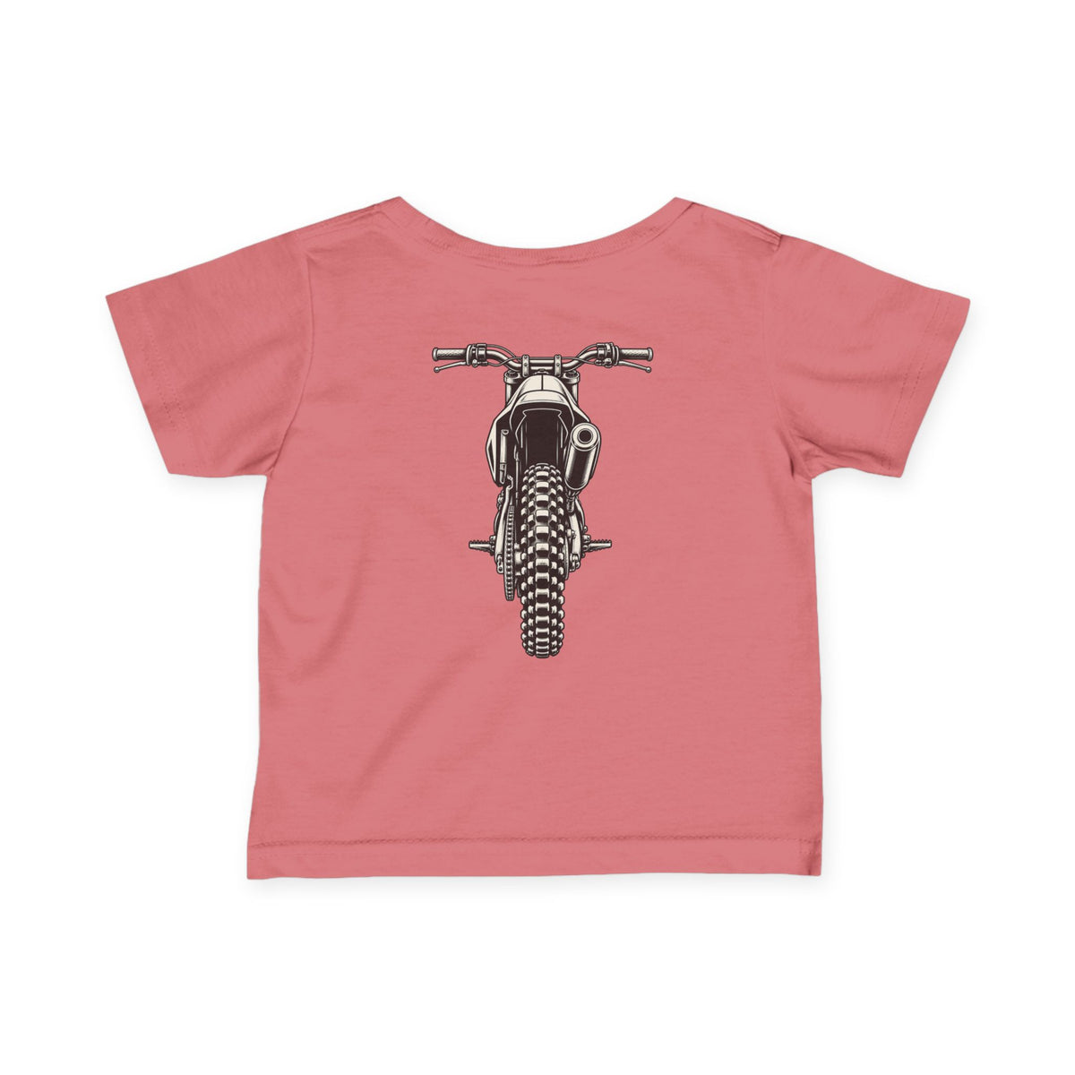 Front & Back Dirt Bike Tee | Throttle Minis Motocross Shirt | Infant Moto Tee