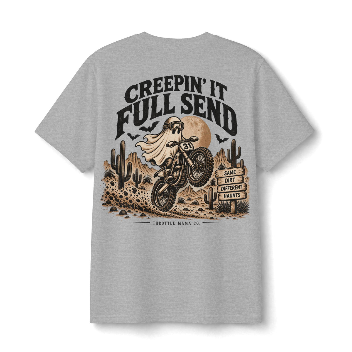 Creepin’ It Full Send Tee | Throttle Kids | Youth Halloween Dirt Bike Shirt