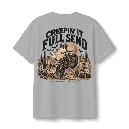 Creepin’ It Full Send Tee | Throttle Kids | Youth Halloween Dirt Bike Shirt