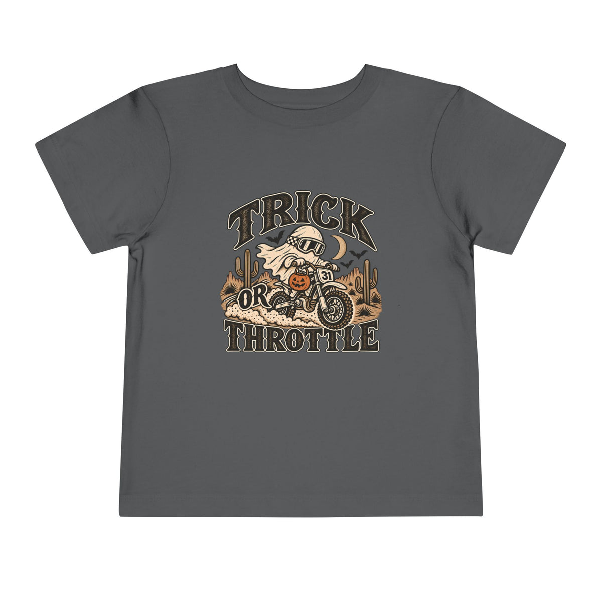 Trick or Throttle Tee | Throttle Tots | Toddler Halloween Moto Shirt