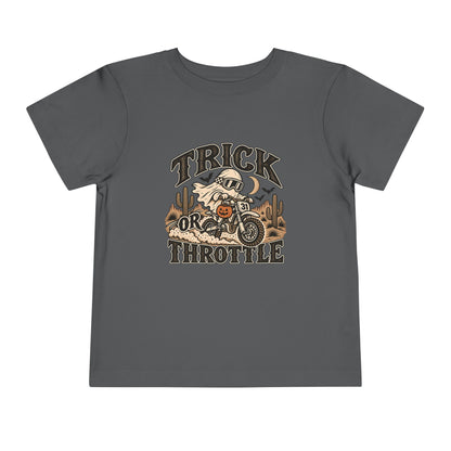 Trick or Throttle Tee | Throttle Tots | Toddler Halloween Moto Shirt