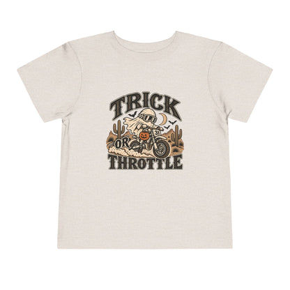 Trick or Throttle Tee | Throttle Tots | Toddler Halloween Moto Shirt