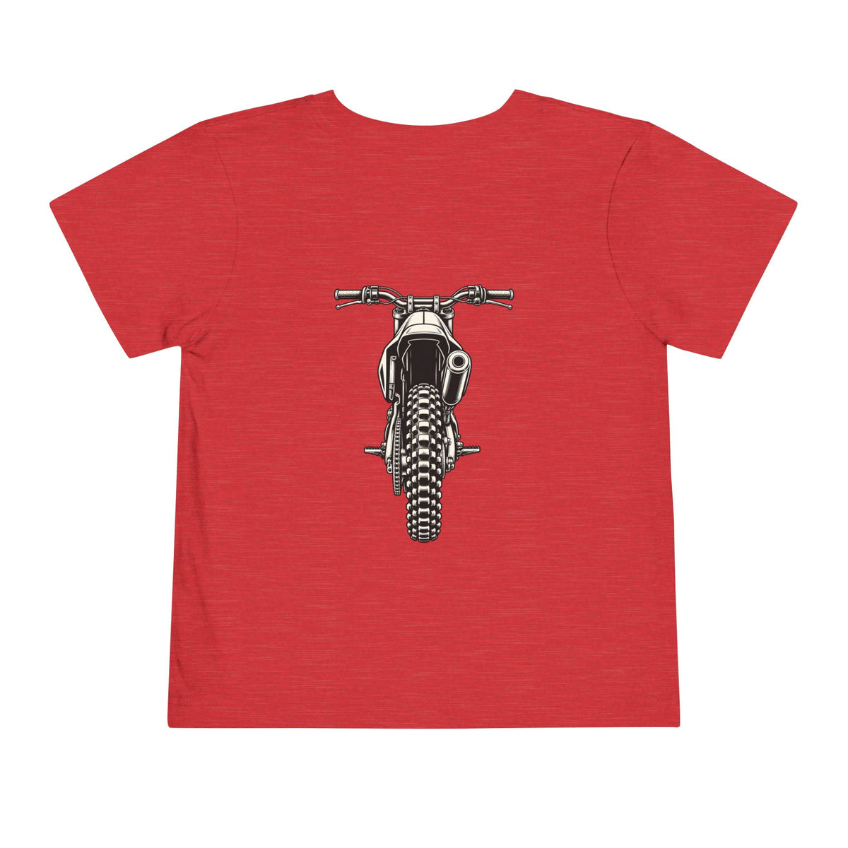 Front & Back Dirt Bike Tee | Throttle Tots Toddler Motocross Shirt | Toddler Moto Tee