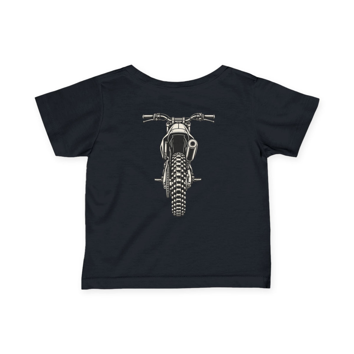Front & Back Dirt Bike Tee | Throttle Minis Motocross Shirt | Infant Moto Tee