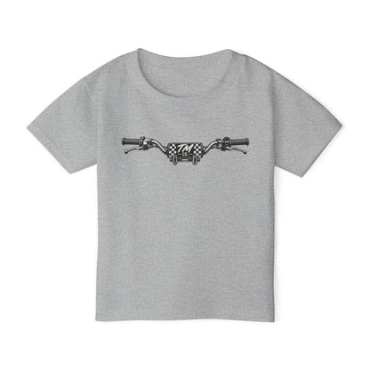 Throttle Tots Toddler Dirt Bike Shirt | Minimalist Moto Handlebars Tee | Motocross Kids Shirt