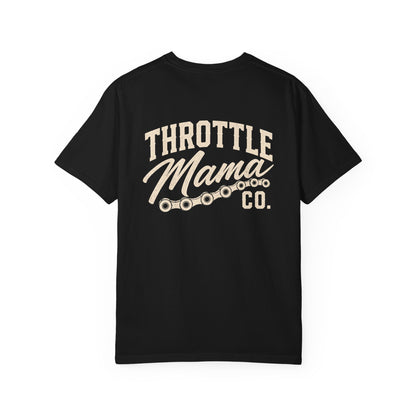 Throttle Mama + Daddy Desert Chain Tee | Vintage Moto Graphic Shirt | Dirt Bike Parent Tee