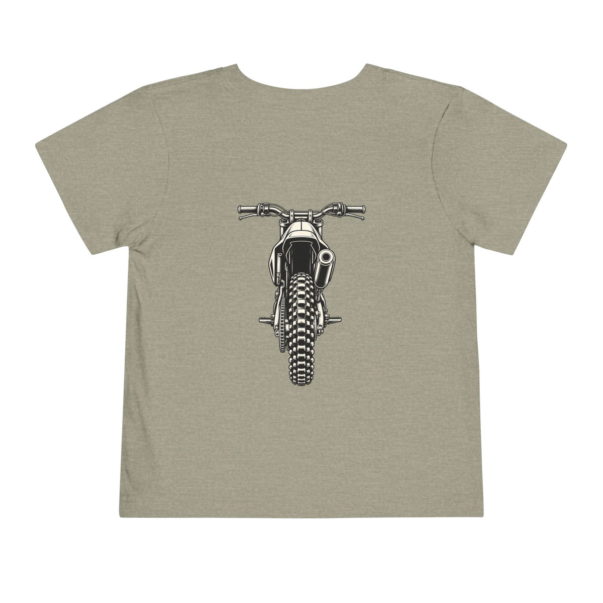 Front & Back Dirt Bike Tee | Throttle Tots Toddler Motocross Shirt | Toddler Moto Tee