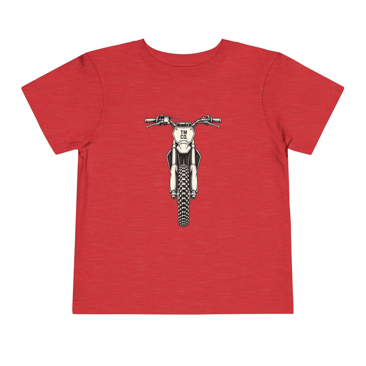 Front & Back Dirt Bike Tee | Throttle Tots Toddler Motocross Shirt | Toddler Moto Tee