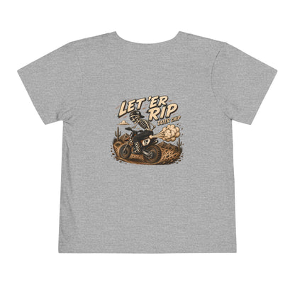 Let ’Er Rip, Tater Chip Tee | Throttle Tots Toddler Motocross Shirt | Toddler Moto Tee