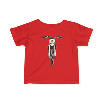 Front & Back Dirt Bike Tee | Throttle Minis Motocross Shirt | Infant Moto Tee