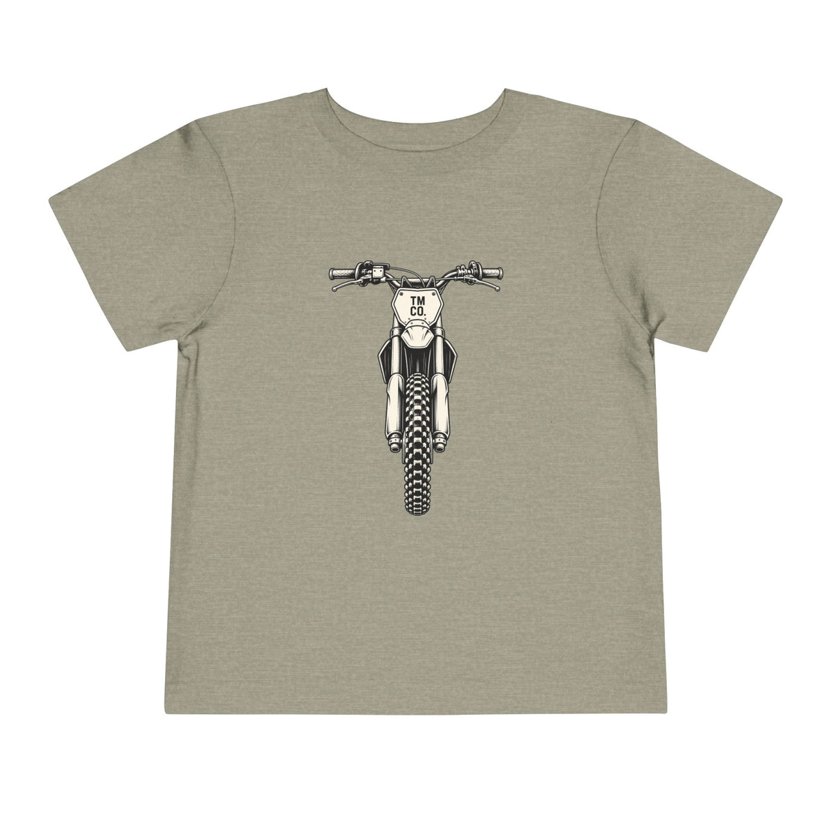 Front & Back Dirt Bike Tee | Throttle Tots Toddler Motocross Shirt | Toddler Moto Tee