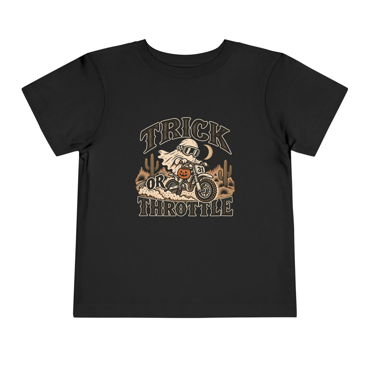 Trick or Throttle Tee | Throttle Tots | Toddler Halloween Moto Shirt