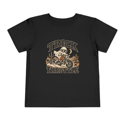 Trick or Throttle Tee | Throttle Tots | Toddler Halloween Moto Shirt