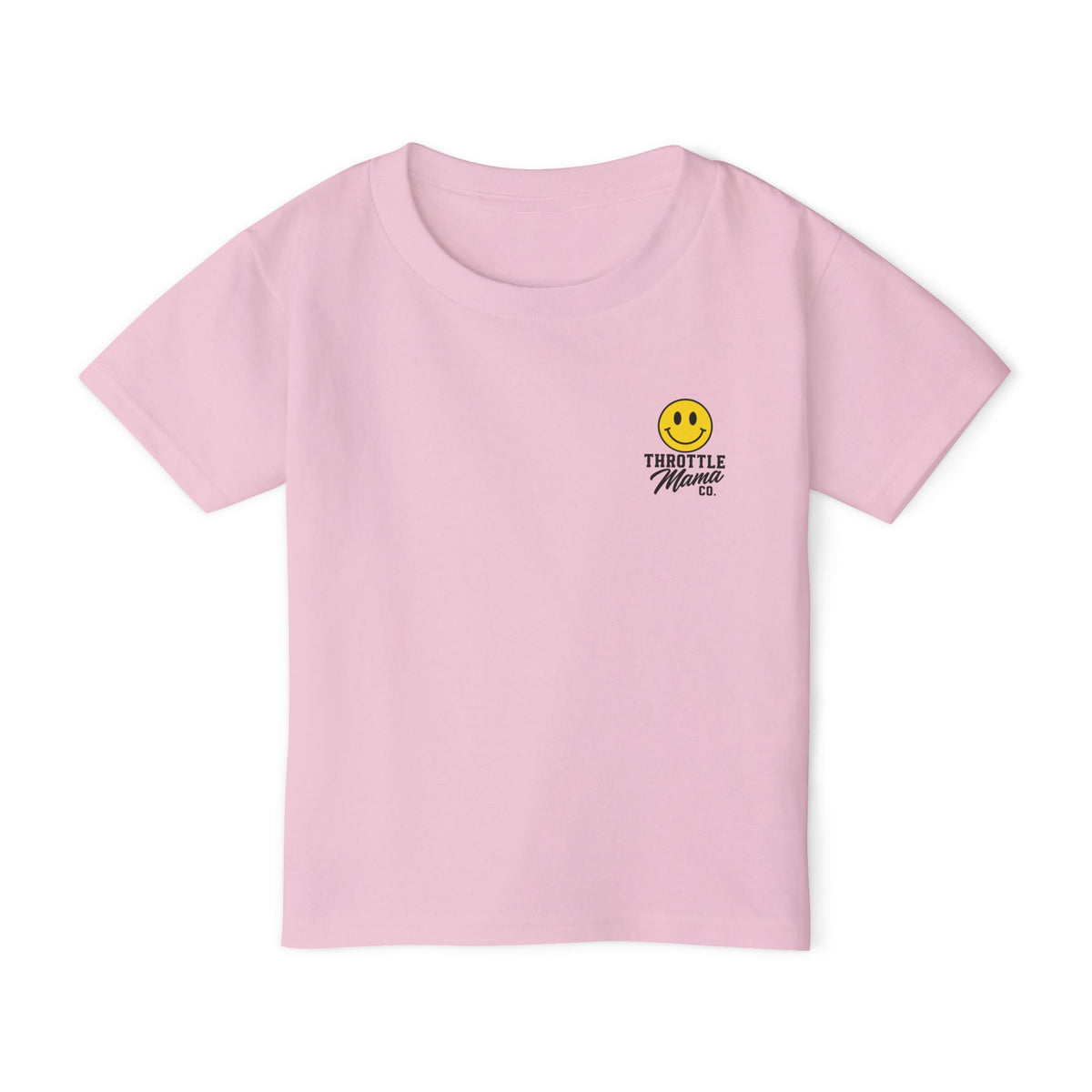 Throttle Tots Meltdown Tee | Toddler Dirt Bike Shirt | Skull Smiley Moto Graphic Tee