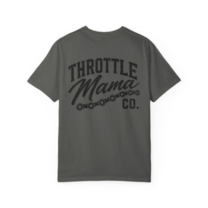 Throttle Mama + Daddy Desert Chain Tee | Vintage Moto Graphic Shirt | Dirt Bike Parent Tee