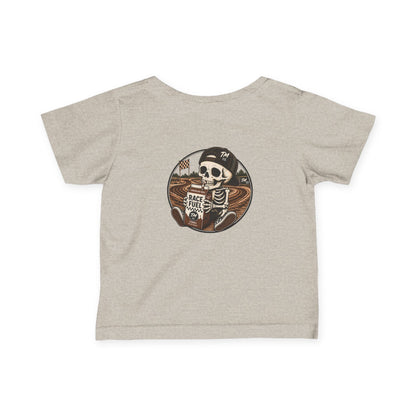 Race Fuel Skull Dirt Bike Shirt | Chocolate Milk Skull Moto Tee | Throttle Mini's Motocross Shirt