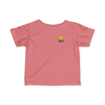 Throttle Minis Meltdown Tee | Infant Dirt Bike Shirt | Skull Smiley Moto Graphic Tee