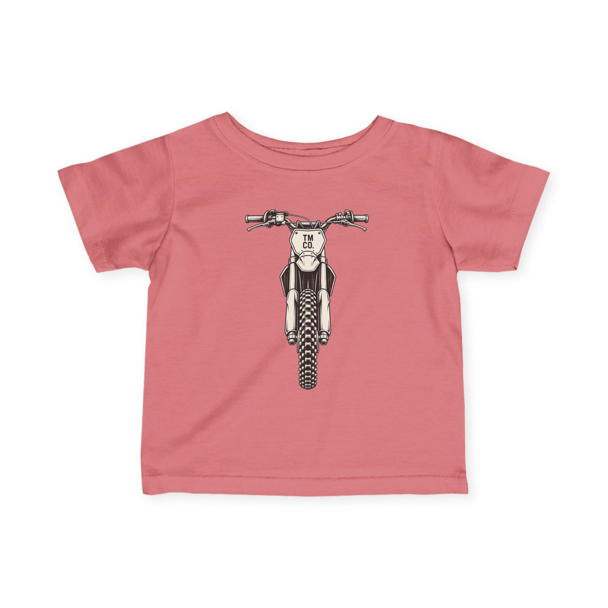 Front & Back Dirt Bike Tee | Throttle Minis Motocross Shirt | Infant Moto Tee