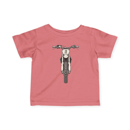 Front & Back Dirt Bike Tee | Throttle Minis Motocross Shirt | Infant Moto Tee