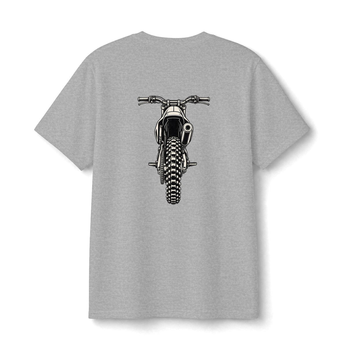 Front & Back Dirt Bike Tee | Throttle Kids Youth Motocross Shirt | Kids Moto Tee