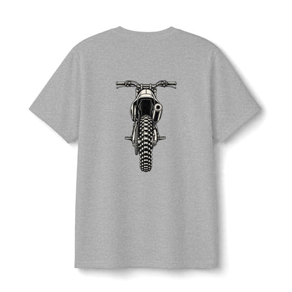 Front & Back Dirt Bike Tee | Throttle Kids Youth Motocross Shirt | Kids Moto Tee