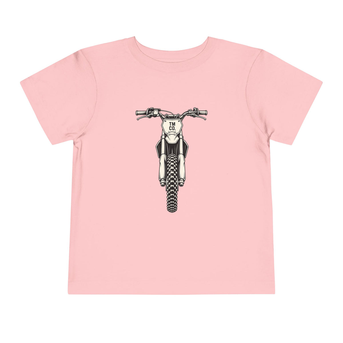 Front & Back Dirt Bike Tee | Throttle Tots Toddler Motocross Shirt | Toddler Moto Tee