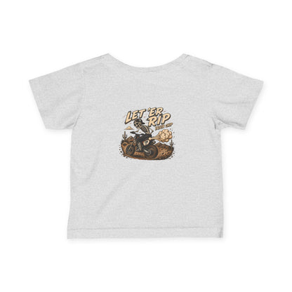 Let ’Er Rip, Tater Chip Tee | Throttle Minis Infant Motocross Shirt | Baby Moto Tee