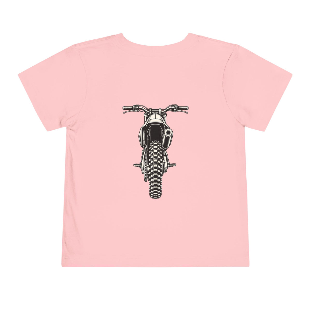 Front & Back Dirt Bike Tee | Throttle Tots Toddler Motocross Shirt | Toddler Moto Tee