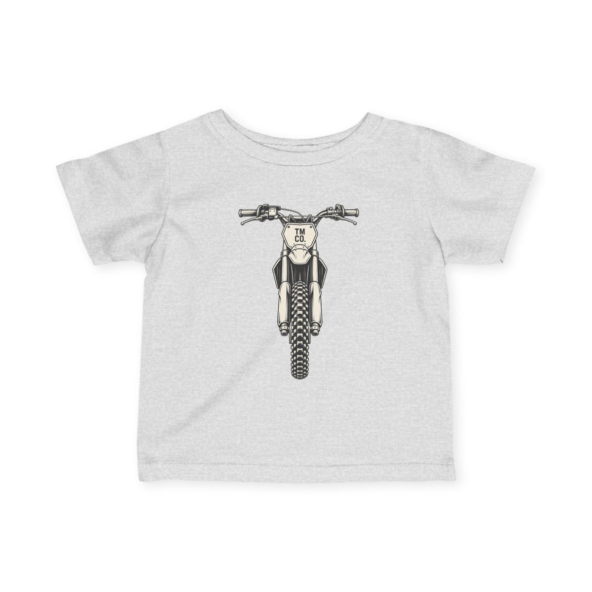 Front & Back Dirt Bike Tee | Throttle Minis Motocross Shirt | Infant Moto Tee