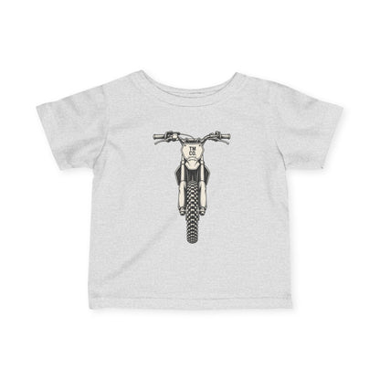 Front & Back Dirt Bike Tee | Throttle Minis Motocross Shirt | Infant Moto Tee