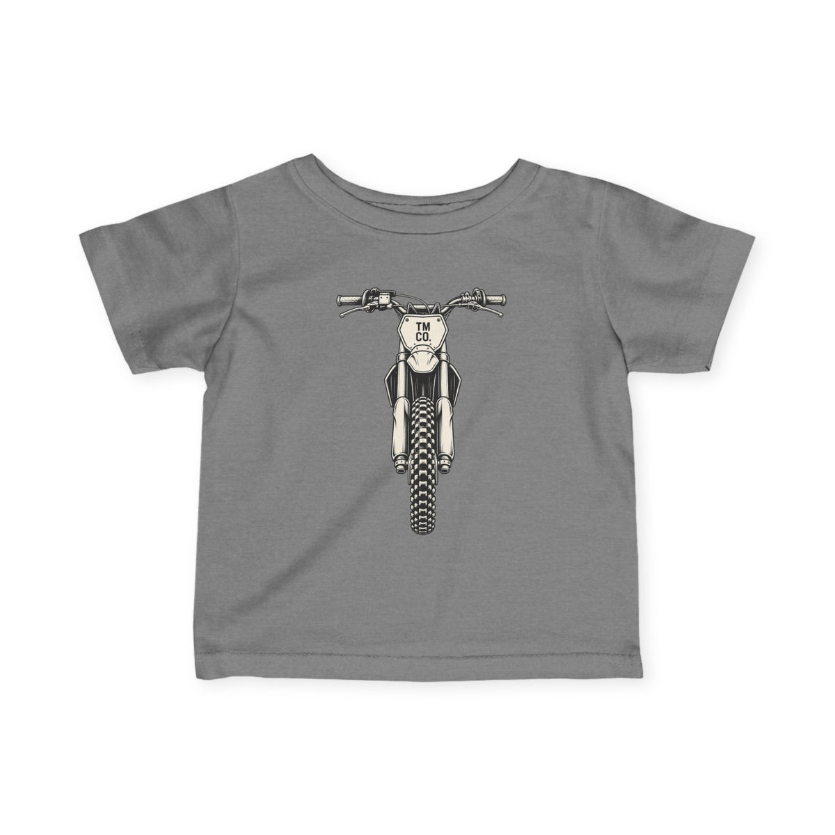 Front & Back Dirt Bike Tee | Throttle Minis Motocross Shirt | Infant Moto Tee