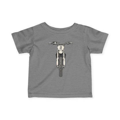 Front & Back Dirt Bike Tee | Throttle Minis Motocross Shirt | Infant Moto Tee