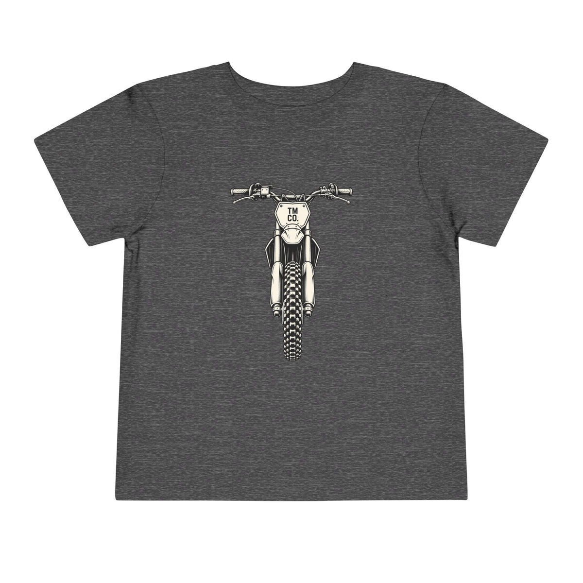 Front & Back Dirt Bike Tee | Throttle Tots Toddler Motocross Shirt | Toddler Moto Tee