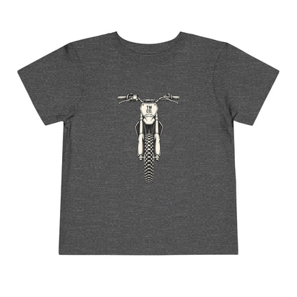 Front & Back Dirt Bike Tee | Throttle Tots Toddler Motocross Shirt | Toddler Moto Tee